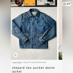 Imogene and Willie denim jacket small medium